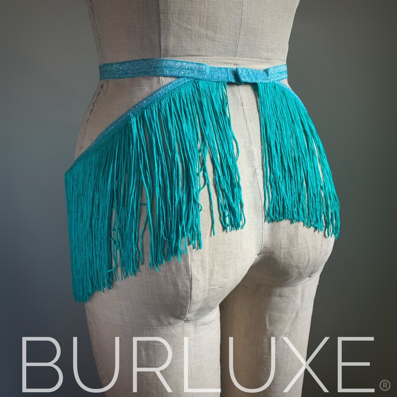 The Original Burluxe Delilah Fringe Burlesque Shimmy Belt image 2