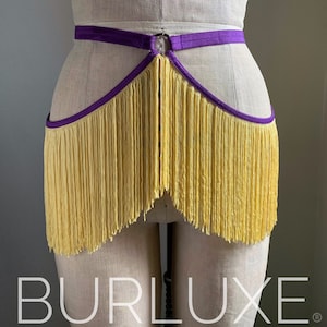 The Original Burluxe Delilah Fringe Burlesque Shimmy Belt image 4