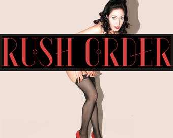 Burluxe RUSH ORDER Upgrade - rush processing only - MUST Ask If Available
