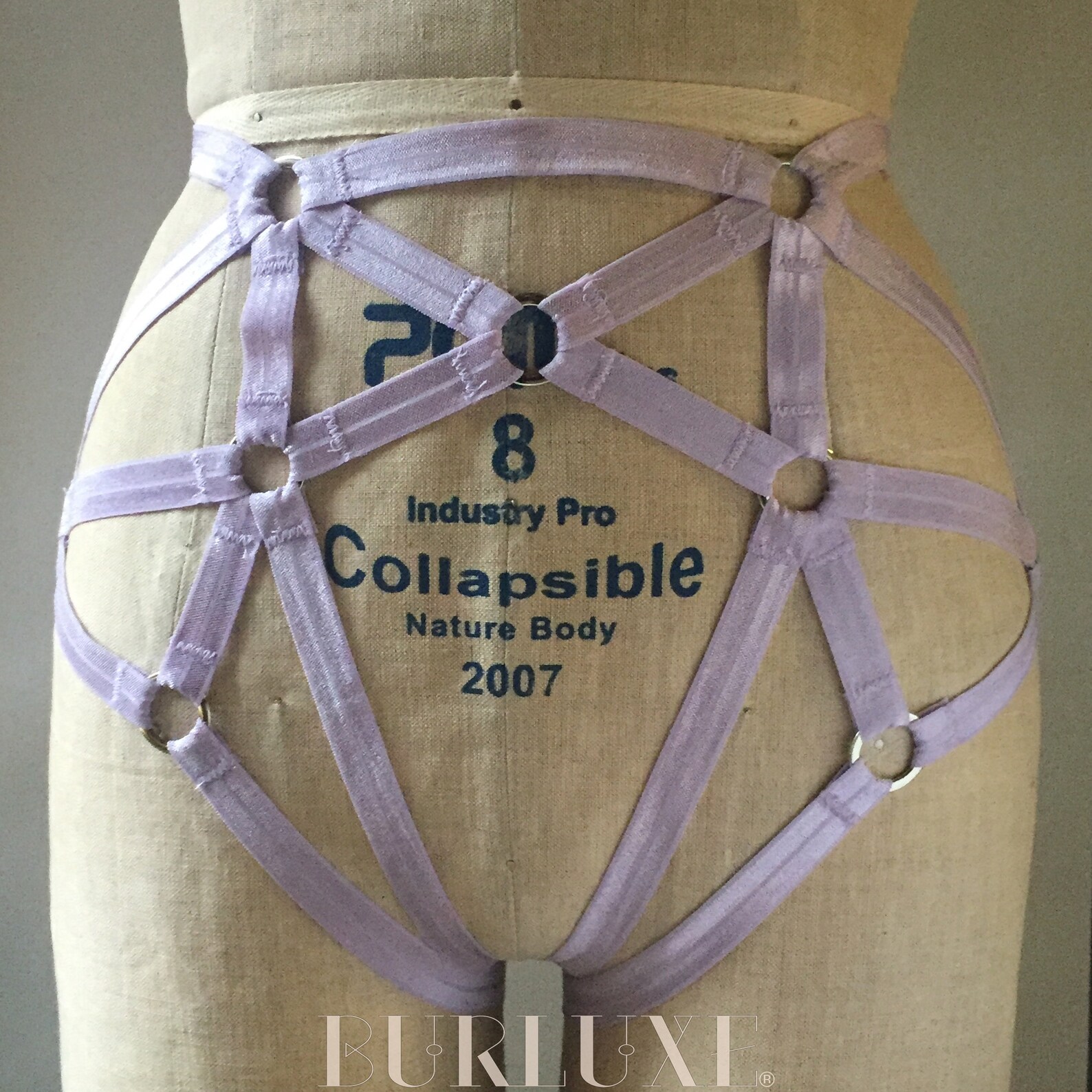 Jewel Facet Cage Panties Burluxe Burlesque or Boylesque Body Etsy