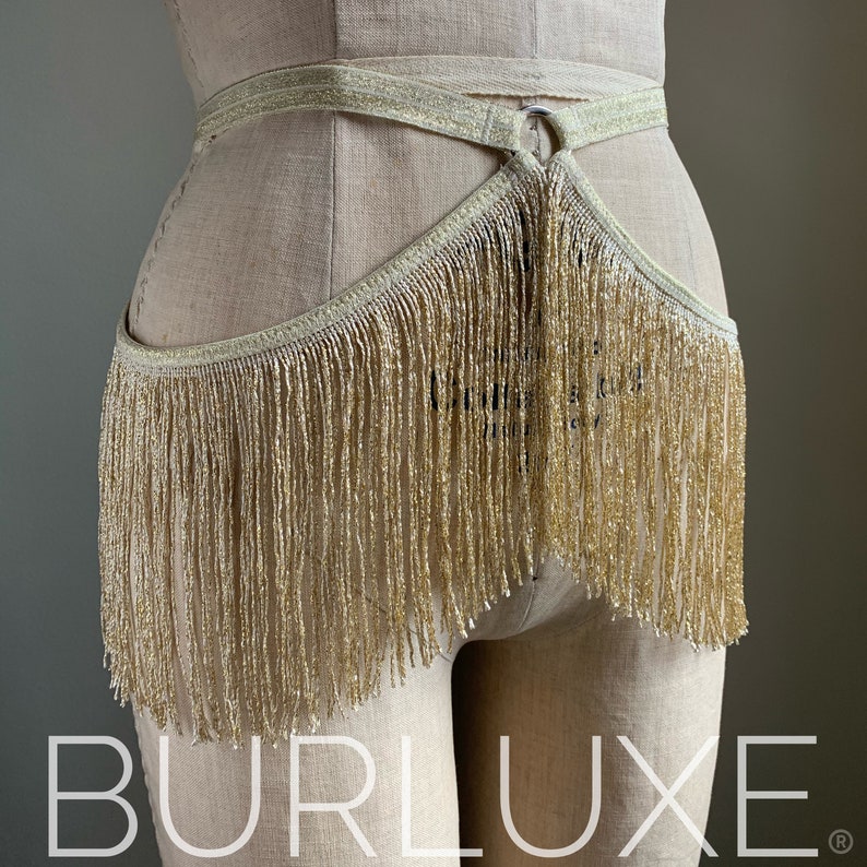 The Original Burluxe Delilah Fringe Burlesque Shimmy Belt image 5