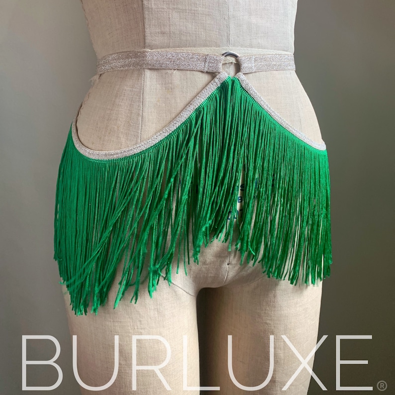 The Original Burluxe Delilah Fringe Burlesque Shimmy Belt image 7