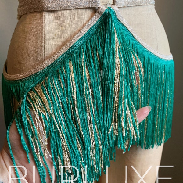 READ Listing Before Buying - UPGRADE for Delilah Shimmy belt ONLY: Add a second layer of Chainette Fringe