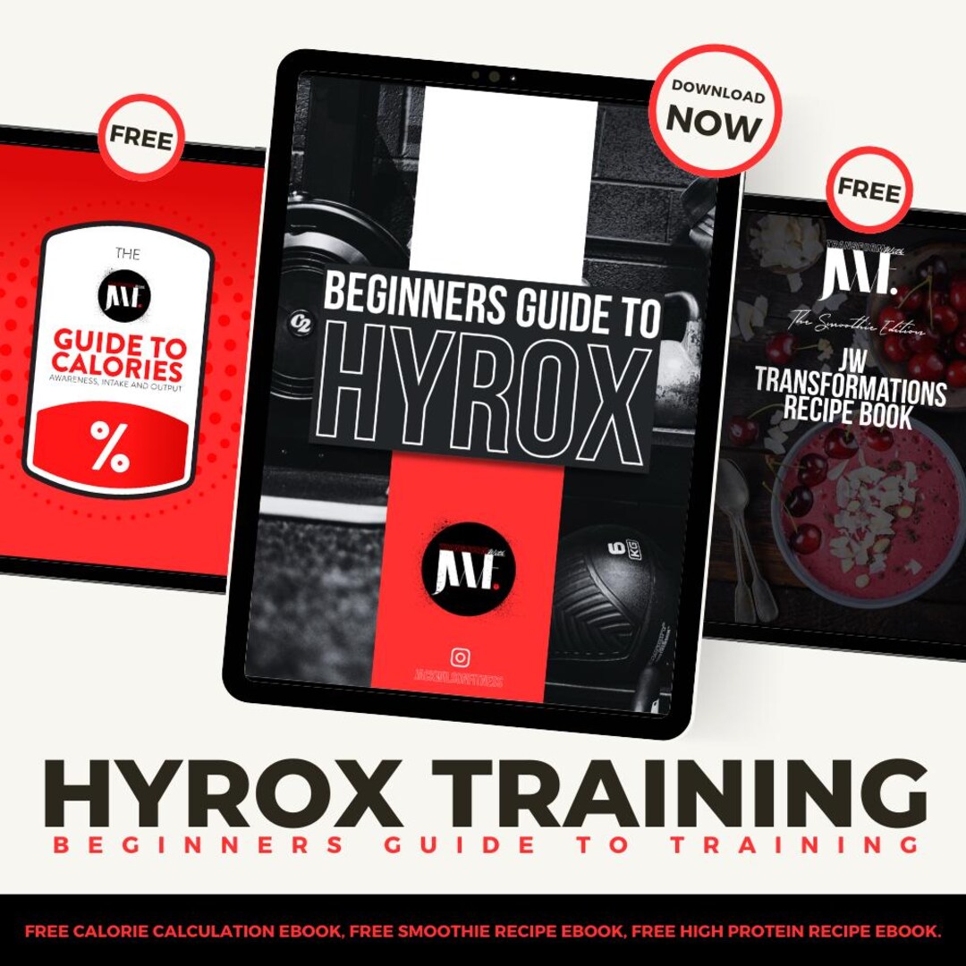 Hyrox Prep Plan.pdf Hyrox Training Plan Ebook, + Free High Protein Recipe Cookbook, Free ...