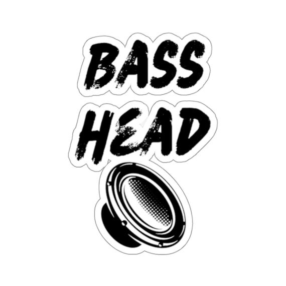 Bass Head Glossy Sticker, Music Lover Gift, Sound System Decor - Etsy