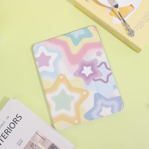 Personalized for Colorful Star Custom iPad Cover for iPad 13" 11" 2026 iPad Air 6/5/4 iPad 10 10.9" 2022 7/8/9 iPad Min 6/5/4 with pen slot