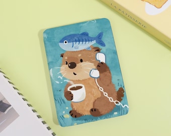 Otter Kindle Tasche mit Handschlaufe für Kindle Paperwhite 12th 7'' 2024, Paperwhite 11th/10th/7th/6th, Kindle 11th 10th 8th