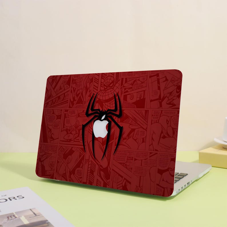 Webbed Skin Spider‑man Comiccustom MacBook Case,macbook Pro 13/14/15/16,macbook ...