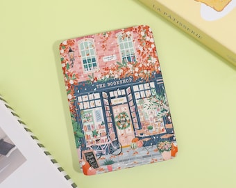 Knowledge Bookshop Custom Kindle Case With Hand Strap for Kindle Paperwhite 12th 7'' 2024,Paperwhite 11th/10th/7th/6th,Kindle 11th 10th 8th