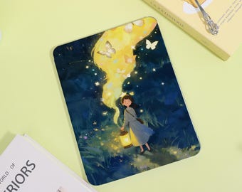 Beleuchtungsrichtung iPad Case für iPad 13 Zoll 11 Zoll 2024 12.9 Zoll iPad Air 6/5 iPad 10 10.9 Zoll 2022 7/8/9 iPad Mini 7/6/5 mit Stiftschlitz