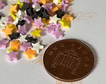 Polymer Clay Star Sprinkles - Resin Filler, Nail Art & Decoden Embellishments | 5g 10g 20g Packs