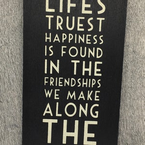 Vintage Style East of India Wooden Long Hanging Signs : Hanging sign, Birthdays, Presents, Home Decor,Family, Friends.