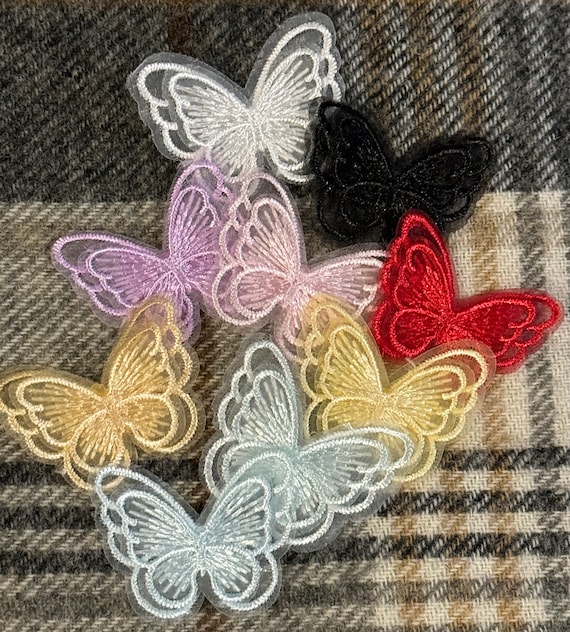 Delicate Lace Butterfly Patches - Sewing Appliqus, Clothing Embellishments, Fairy Wings, Tulle Dress Decoration. - Etsy Delicate Lace Butterfly Patches - Sewing Appliqus, Clothing Embellishments, Fairy Wings, Tulle Dress Decoration. - Etsy