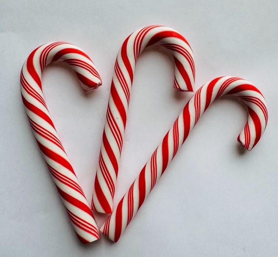 6 Weihnachts-Zuckerstangen-Kugelschreiber – Rot & Grün, Je 19,5 Cm, Mit 0,7 Mm Mine