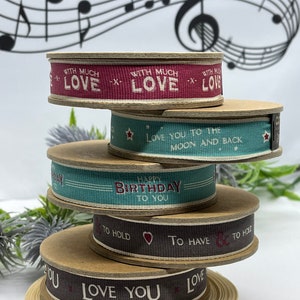 Ribbon - East of India Ribbon - 3 metre lengths - Loads to choose from.