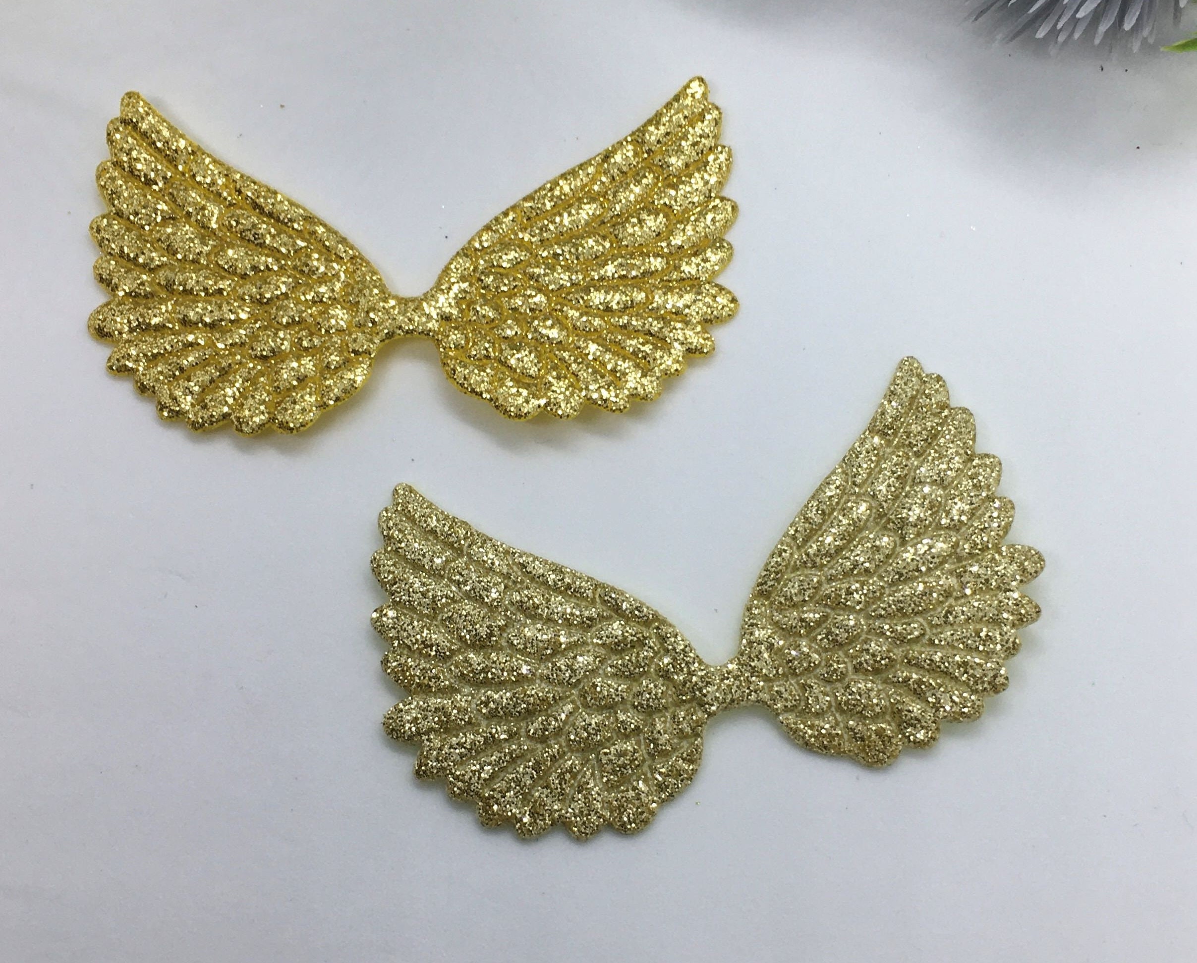 Set Mit 2 Glas-Tischsets Silberne Glitzer-Platzsets Für Den