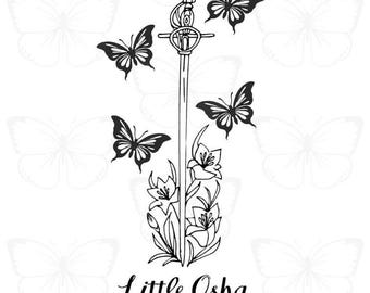 Little Osha SVG & PNG / Quicksilver / Sears / Kingfisher / Romantasy / Fantasia / Download digital