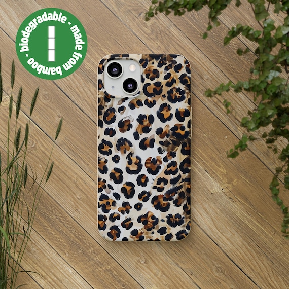 Eco-Friendly Leopard Print Phone Case | Sustainable Phone Cover, Trending Galaxy and iPhone case, Fashionable Tech Accessory Eco-Friendly Leopard Print Phone Case | Sustainable Phone Cover, Trending Galaxy and iPhone case, Fashionable Tech Accessory