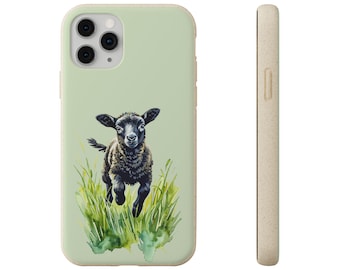 Lamb Phone Case | Biodegradable iPhone Case, Samsung Sheep Cell Cover