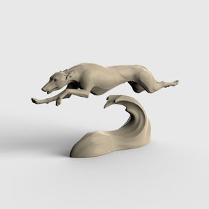 3D Model stl CNC router 3dprinter digital file Greyhound
