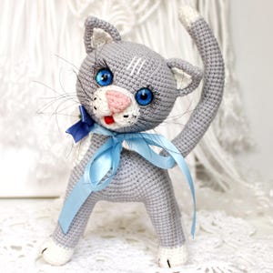 Kitten crochet pattern PDF Amigurumi kitty  Crochet realistic cat