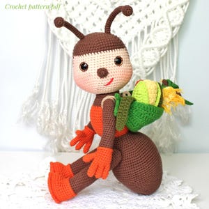 Ant crochet pattern PDF Amigurumi  Insect toy Bug crochet tutorial