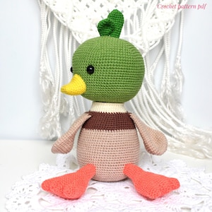 Crochet Duck pattern PDF Amigurumi duck Bird toy crochet tutorial