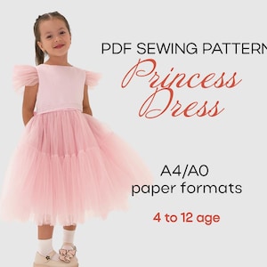 Princess Dress PDF sewing pattern