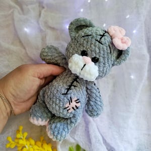 Teddybär Häkelanleitung, Amigurumi Tutorial PDF in Englisch, Häkelbär als Häkelanleitung PDF