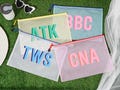 Shadow Monogram Pool Bag,Personalized Bridesmaid Beach Pouch,Custom Waterproof Pool Bag,Bridesmaid Gift Bag,Bachelorette Bridal Party Favor product logo
