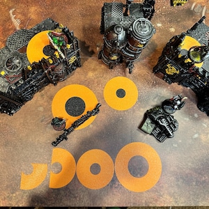 Kill Team Objective and Item Token Control Range Markers