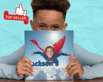 Personalized Superhero Story Book for Kids (Hardcover or Digital)