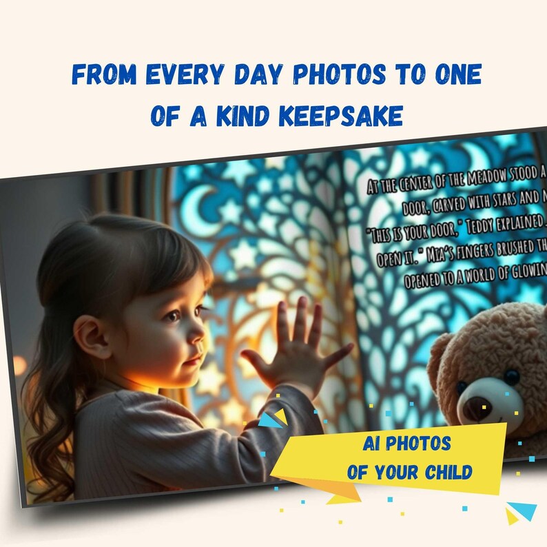 Personalized Kids Book Ai Photo Adventure Story Custom Birthday