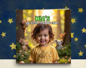 Personalized Big Sister Book: AI Children’s Story, Sibling Gift
