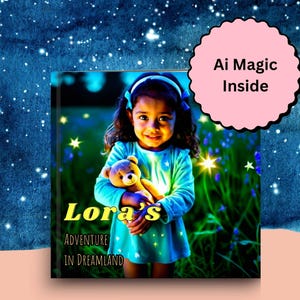 Livre personnalisé pour enfants avec des photos IA de votre enfant | Livre d'aventures personnalisé pour l'heure du coucher | Cadeau d'anniversaire pour enfants | Cadeau de Noël