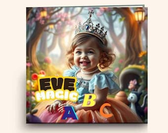 Personalized ABC Book with Child Photo, Custom Learning Gift (Hardcover and Digital)