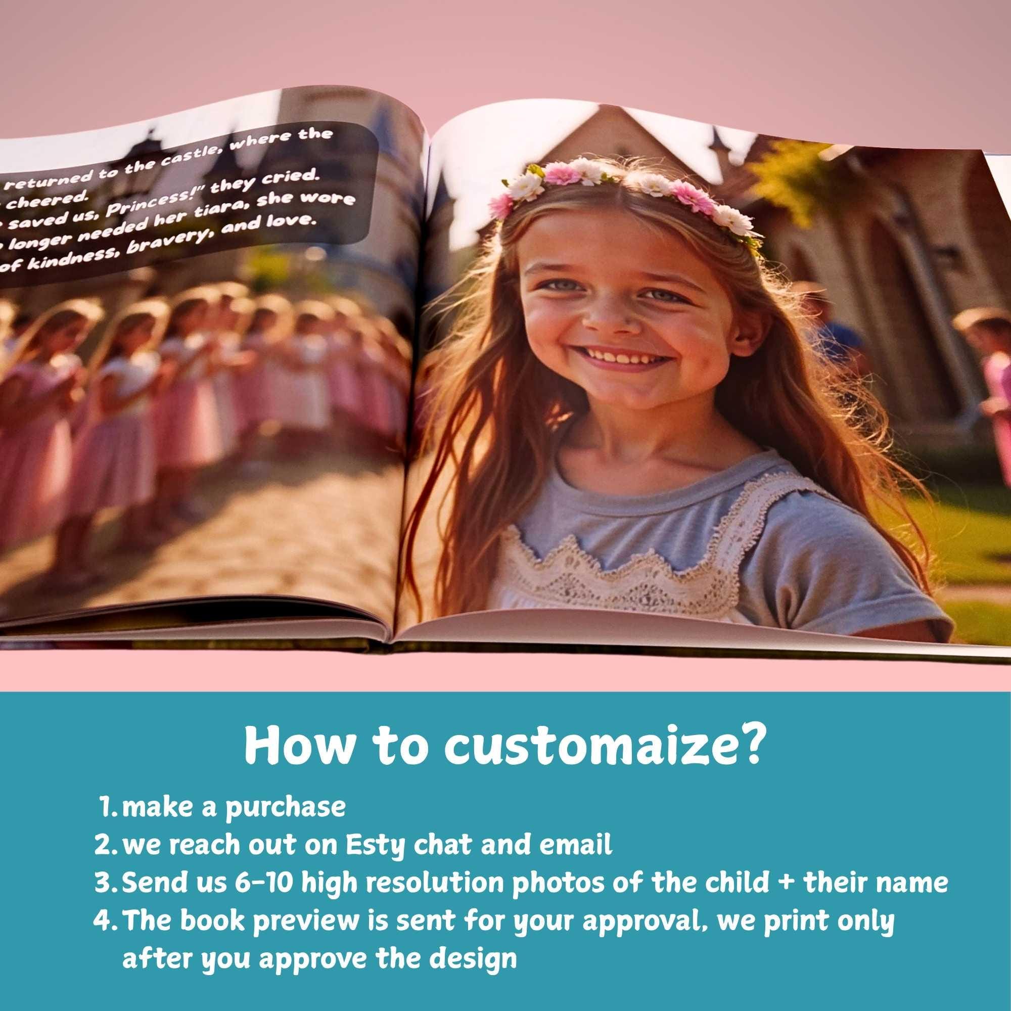 Custom Princess Book | Personalized Childrens Book | Princess Story for ...