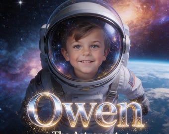 Personalized Children's Book - Astronaut Adventure, Custom AI Photo Story