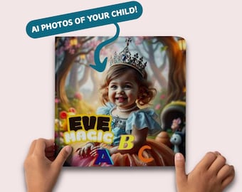 Personalized ABC Book with AI Images: Custom Name Story for Toddlers