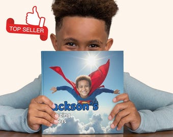 personalized Superhero book Custom ai kids book for Birthday Gift for boys and girls Personalized story book gift-for-grandson boy Gift