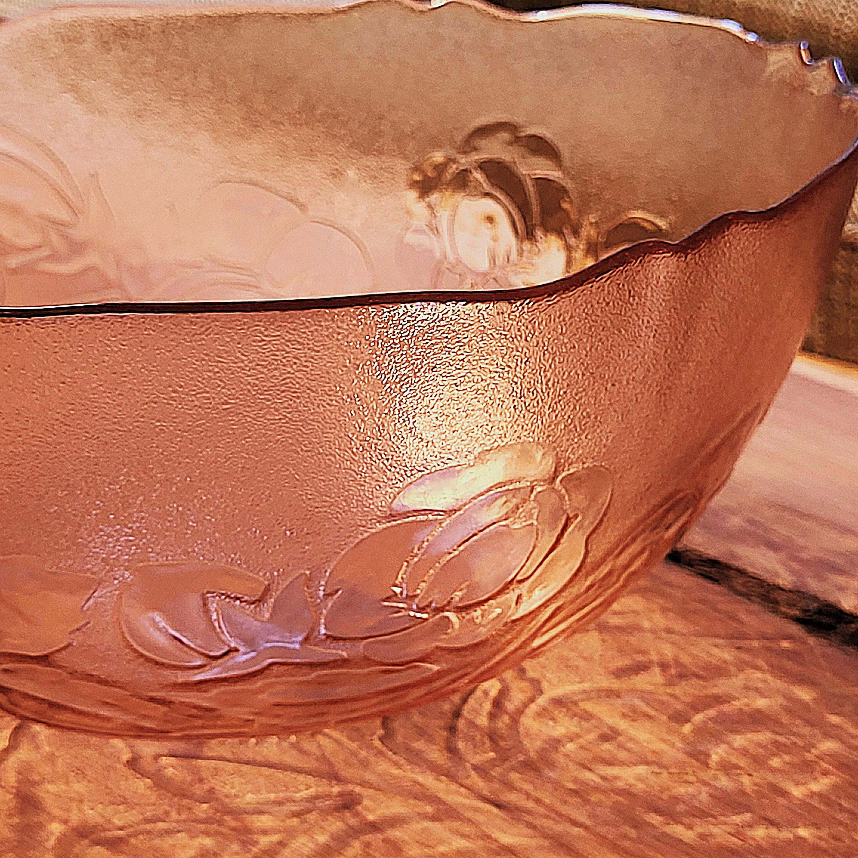 1980s Pink Glassware - Etsy