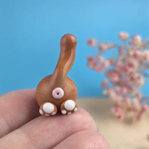 CAT butt gifts glass figurines Cat figurine Miniature cat gifts Miniature animals Tiny glass animals Glass cat art Collectible kitten