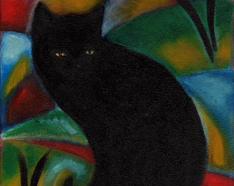 Black Cat. 8 x 10 print