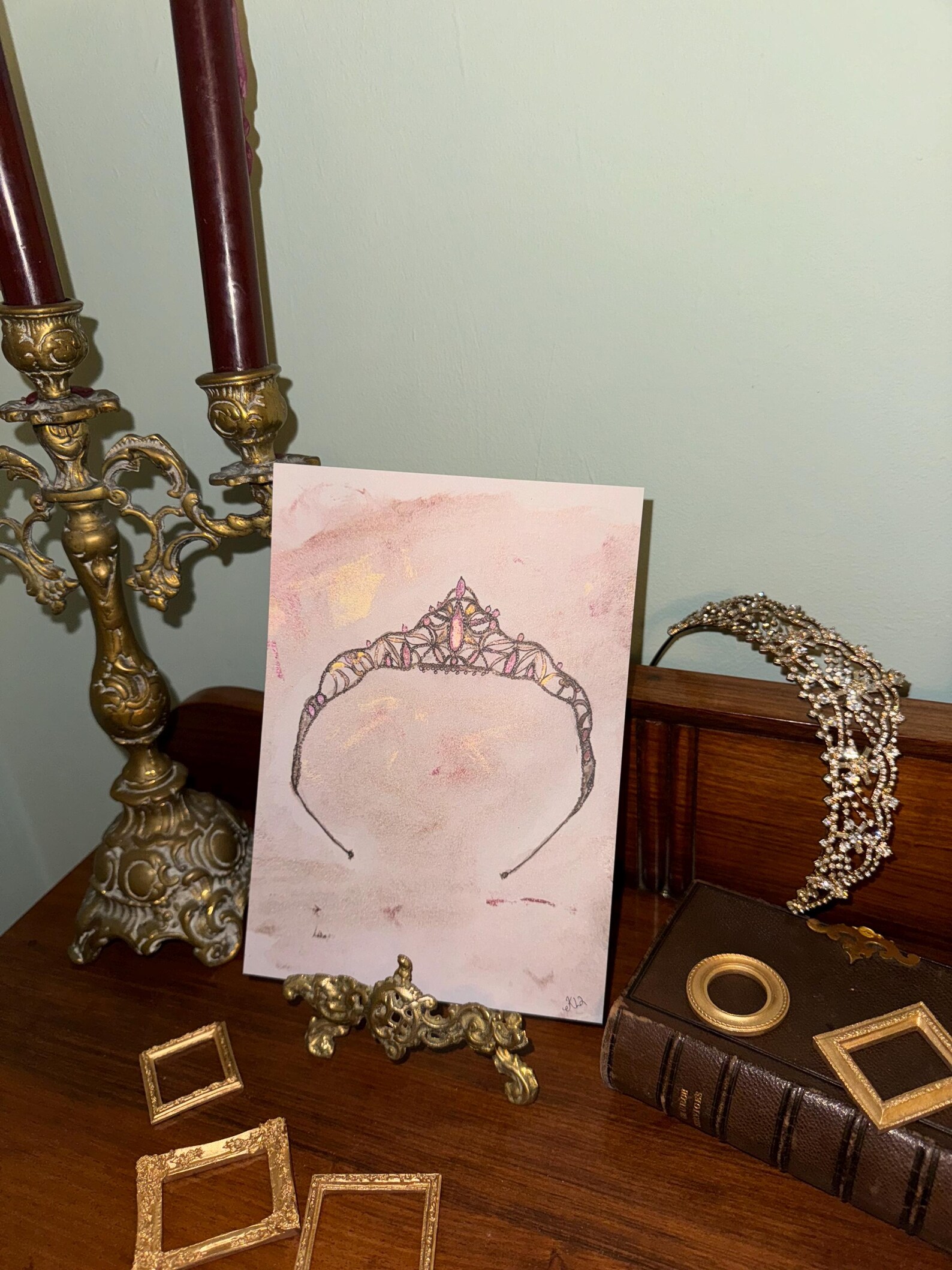 Tiara Art Print - Etsy