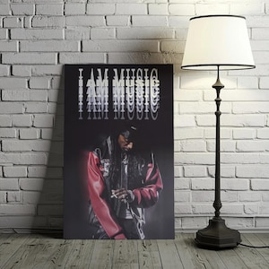 Diseño de póster I AM MUSIC de Playboi Carti