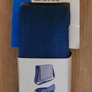 Correa/Fleje de poliéster Dritz azul de 1,5" (2 yardas)
