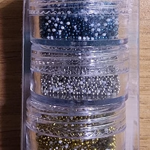 Microesferas de resina de color para verter - American Crafts (juego de 4 piezas) Mezcla de texturas
