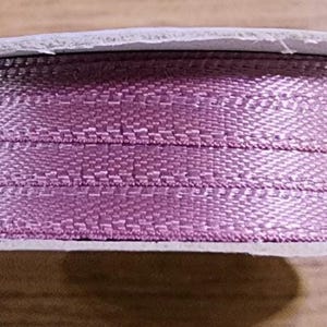 Rose mauve - Ruban de satin simple face Offray 1/8" (10 mètres)