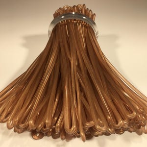 Gold Sparkle 100 Stück - Gepäckanhänger mit Schlaufe, 15 cm