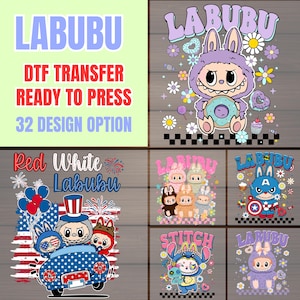 Labubu, Labubu 32 DTF Ready For Press, Birthday Girl Dtf, DTF, Labubu 2025 DTF Transfer, Kids Dtf, Floral Labubu Donut Dtf, Labubu Gift Dtf